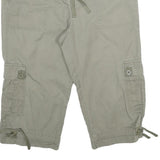 WESTBOUND Womens Shorts Beige Cargo Casual UK 14 W32 Cotton Drawstring Pockets