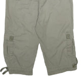 WESTBOUND Womens Shorts Beige Cargo Casual UK 14 W32 Cotton Drawstring Pockets