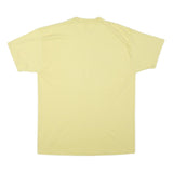 RUSSELL ATHLETIC Mens Yellow Georgia Tech Grandparent Graphic T-Shirt XL Short