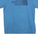 THE NORTH FACE Mens Blue Logo Graphic T-Shirt L Short Sleeve Crew Neck Casual