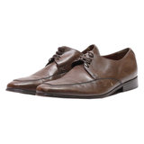 COLLEZIONE Oxford Shoes Brown Leather Mens UK 10