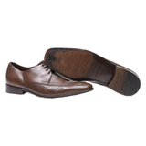 COLLEZIONE Oxford Shoes Brown Leather Mens UK 10