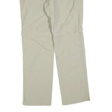 TCHIBO Womens Polyester Blend Beige Regular Fit Straight Leg Trousers W32 L32