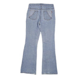 BEAUTIFUL SISTER Womens Slim Flared Denim Light Blue Jeans W26 L29 Stylish