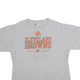 NFL Mens Grey Cleveland Browns Graphic T-Shirt XL Short Sleeve Crew Neck Casual