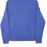 NIKE Mens Blue Zip Up Hoodie M 10 Printed Logo Drawstring Hood Casual Wear