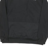 ADIDAS Mens Black FC Oberdiessbach Logo Zip Jacket L Polyester Blend Plain