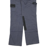 DICKIES Mens Cotton Blend Black & Grey Workwear Regular Fit Straight Leg