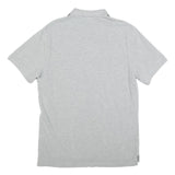 NIKE Mens Grey Short Sleeve Plain Polo Shirt M Cotton Casual Sportswear