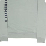 CARHARTT Womens Grey Sweatshirt Crew Neck M Logo Print Casual Pullover