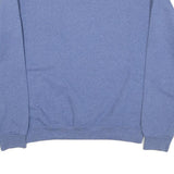 JERZEES Mens Blue Niagara Falls Crew Neck S Cotton Blend Graphic Sweatshirt