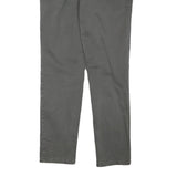IMPERIAL Mens Cotton Blend Grey Slim Straight Trousers W32 L30 Formal Casual
