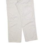 TEDDYS Womens Cotton Blend Beige Regular Straight Trousers W34 L30 Casual