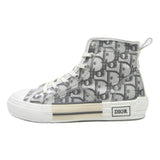 CHRISTIAN DIOR B23 Womens High Trainers White & Grey Synthetic UK 5 Designer