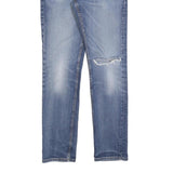 LEVI'S Mens Regular Fit Blue Denim Rinse W32 L34 Slim Leg Jeans