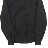 HARRINGTON Mens Black Classic Jacket XS Cotton Blend Zip Plain Casual Outerwear