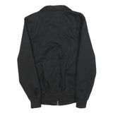 HARRINGTON Mens Black Classic Jacket XS Cotton Blend Zip Plain Casual Outerwear