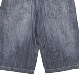 INSCENE Mens Shorts Blue Denim Casual L W30 Cotton Blend Comfortable Style