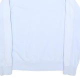 ADIDAS Womens White Cotton Blend Crew Neck UK 8 Sweatshirt Classic Trefoil