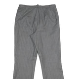 PENDLETON Womens Wool Grey Regular Fit Straight Leg Trousers W32 L31 Smart