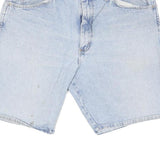 WRANGLER Mens Shorts Blue Casual Denim L W34 Cotton Blend Summer Wear