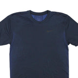 NIKE Mens Blue & Navy Graphic T-Shirt M Short Sleeve Crew Neck Sports Activewear