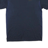 NIKE Mens Blue & Navy Graphic T-Shirt M Short Sleeve Crew Neck Sports Activewear