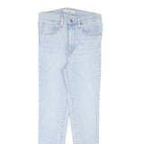 LEVI'S Womens Jeans Blue Slim Skinny Denim Light W27 L26 Zip Cotton Blend