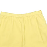 RED VALENTINO Womens Yellow Skort Short Woven Polyester Blend Size S Summer