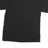 PORT & COMPANY Mens Black Coe College Tennis Graphic T-Shirt L Short Sleeve Crew