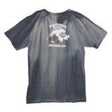HARLEY DAVIDSON Mens Black Graphic T-Shirt M Cotton Crew Neck Short Sleeve