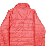 COLUMBIA Womens Red Outdoor Jacket XL Polyester Puffer Zip Lightweight Warm