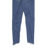 LEVI'S Womens Jeans Blue Slim Skinny Denim Light W26 L25 Ripped Distressed