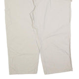 CARHARTT Mens Cotton Blend Beige Regular Fit Straight Leg Trousers W48 L27