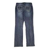 WRANGLER Womens Blue Regular Bootcut Denim Medium W30 L33 Classic Cotton Blend