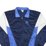FRANK SHORTER Mens Navy & Blue Sports Jacket XL Polyester Blend Zip Track Top
