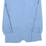 OLIVER GRANT Womens Blue Linen Blend Classic Jacket S Plain Button Organic
