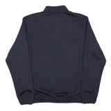 PUMA Mens Navy Blue Sports Jacket M Polyester Blend Zip Plain Athletic