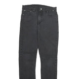 LEVI'S 502 Mens Black Regular Slim Denim Medium W30 L34 Classic Fit Jeans
