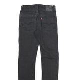 LEVI'S 502 Mens Black Regular Slim Denim Medium W30 L34 Classic Fit Jeans