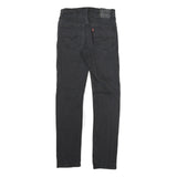 LEVI'S 502 Mens Black Regular Slim Denim Medium W30 L34 Classic Fit Jeans