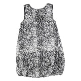 BY MALENE BIRGER Womens Black White Floral Silk Bubble Mini Dress S Elegant Chic