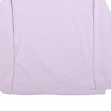 THE ROLLING STONES Womens Lilac Sweatshirt L Cotton Blend Crew Neck Long Sleeve