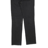 LEVI'S Womens Black Regular Straight Denim W26 L28 Zip Cotton Blend Jeans