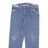 DICKIES Mens Regular Fit Blue Denim Jeans W34 L29 Zip Closure Classic Pocketed