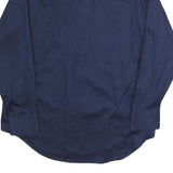 CALVIN KLEIN Mens Blue Shirt L Cotton Blend Classic Fit Long Sleeve Stylish