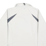 COLUMBIA Womens White & Grey Softshell Jacket M Polyester Blend Zip Outdoor