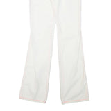 DIESEL Womens Regular Fit White Jeans Cotton Blend Zip W29 L33 Classic Stylish