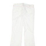 DIESEL Womens Regular Fit White Jeans Cotton Blend Zip W29 L33 Classic Stylish