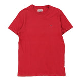 Vintage red Hilfiger Denim T-Shirt - mens small